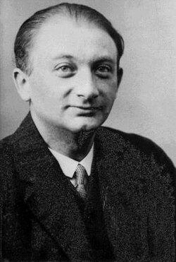 Retrato fotográfico de Joseph Roth en 1926