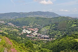 Paisaje y entorno de la localidad de Trubia