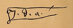 Firma manuscrita de Enrique el Navegante