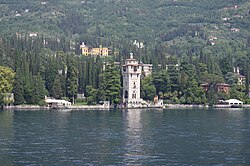 Vista general de Gardone Riviera