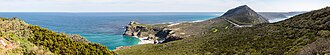 Vista panorámica del Cabo de Buena Esperanza