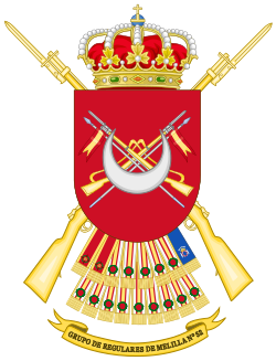 Escudo del Grupo de Regulares de Melilla n.º 52