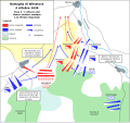 Mapa del avance sueco