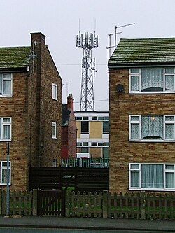 Antenas en un entorno urbano