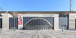 Vista interior de una de las grandes arenas utilizadas durante el campeonato europeo