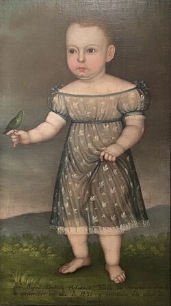 Retrato de Rafael Pombo en su niñez