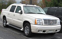 Cadillac Escalade EXT mostrando su configuración de carrocería