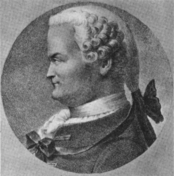 Retrato de Johann Heinrich Lambert