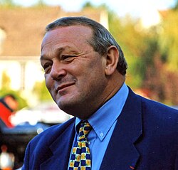 Jean-Marie Leblanc durante la competición París-Tours en 1997.