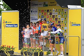 Fotografía relacionada con la competición ciclista The Women's Tour