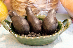 Ilustración de un aguacate criollo