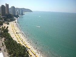 Playa El Rodadero en Santa Marta
