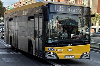 Autobús operado por Avanza en el área metropolitana