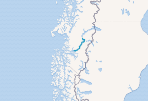Mapa de la cuenca del río Baker