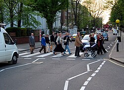 Paso de Abbey Road en Londres.