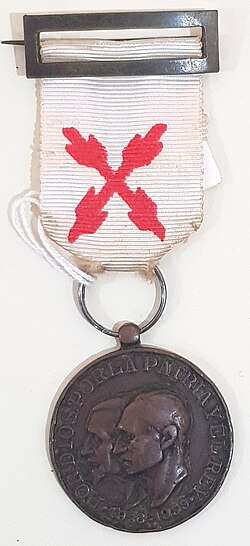 Medalla de la Lealtad emitida en 1964