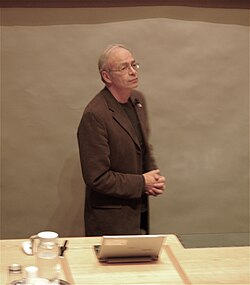 Peter Singer en la Universidad de Oxford