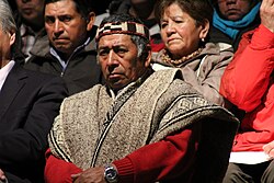 Retrato de un hombre mapuche de La Araucanía