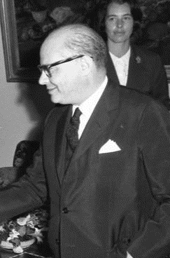 Retrato del expresidente colombiano Carlos Lleras Restrepo
