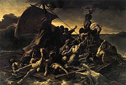 La balsa de la Medusa, por Géricault