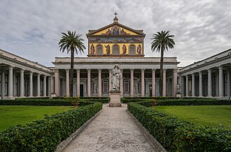Vista general de la Basílica de San Pablo Extramuros