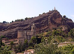 Basílica de la Virgen de la Peña en Graus
