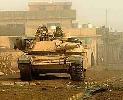 Un tanque M1A2 Abrams del US Army en Irak