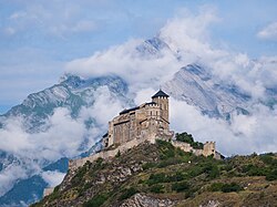 Paisaje alpino del cantón del Valais