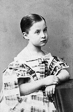 La gran duquesa Olga de Rusia hacia 1861