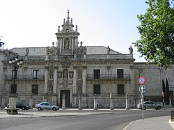 Fachada barroca de la Facultad de Derecho de la Universidad de Valladolid
