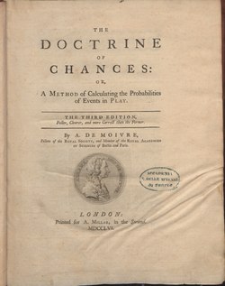 Portada de la obra Doctrine of Chances