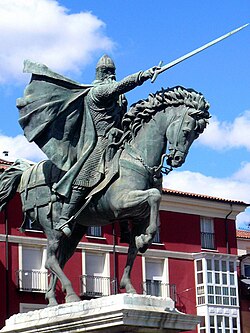 Estatua del Cid en Burgos