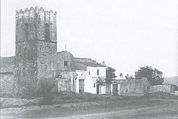 Antigua fotografía de la desaparecida iglesia de San Juan de Horta