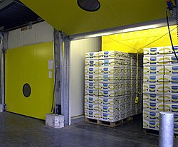 Cámara de maduración de bananas
