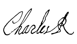 Firma manuscrita de Carlos I