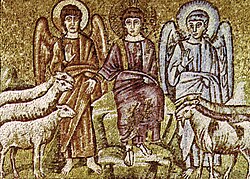 Mosaico paleocristiano de la Basílica de San Apolinar el Nuevo en Rávena