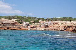 Paisaje de Cala Saona