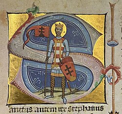 Retrato histórico de Esteban I de Hungría