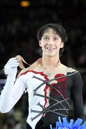 Johnny Weir en el Campeonato Mundial de 2008