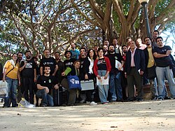 Participantes del VI Encuentro de Medios Comunitarios en Alicante
