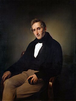 Retrato de Alessandro Manzoni realizado en 1841 por Francesco Hayez en la Pinacoteca de Brera