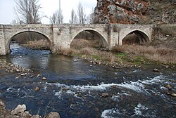Río Pisuerga a su paso por Cervera