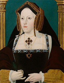 Retrato de Catalina de Aragón por Joannes Corvus.