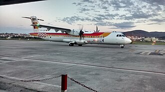 ATR 72-600 de Iberia Regional operando en la ruta San Sebastián - Madrid