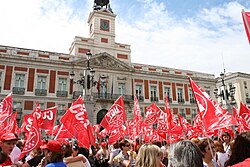 Manifestación de UGT en Madrid