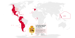 Mapa de la Nación española en ambos hemisferios