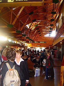Instalaciones del Aeropuerto Chapelco en la provincia del Neuquén