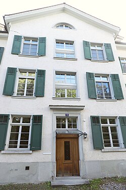 Antigua casa de Johanna Spyri en Hottingen