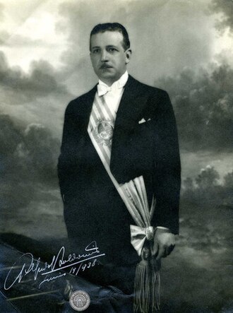 Retrato institucional de Alfredo Baldomir