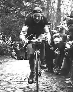 Retrato del ciclista Roger Decock
